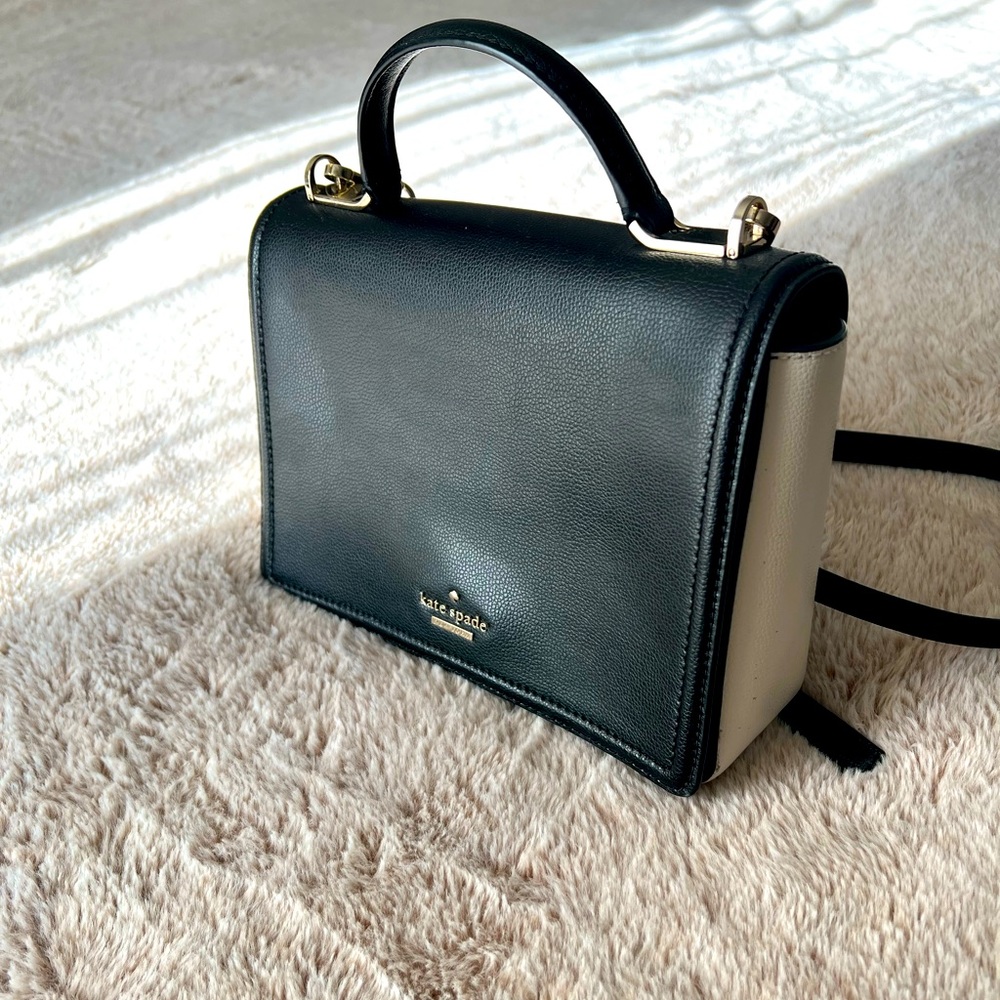 Kate spade leather black purse